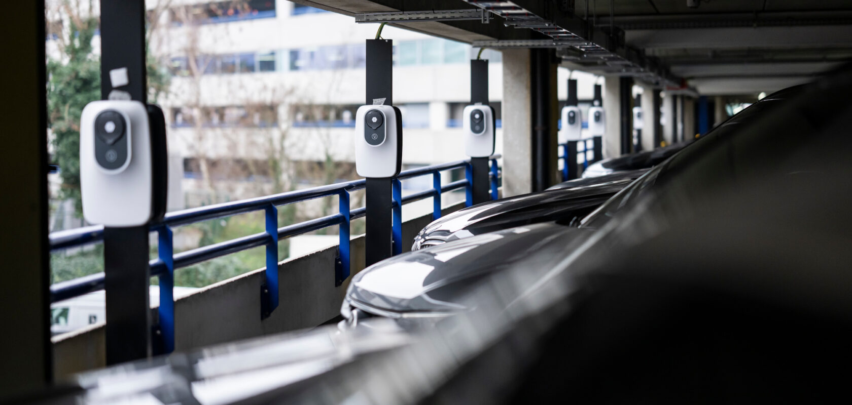 Zaventem EV charging points, copyright Interparking, Sweco consultancy