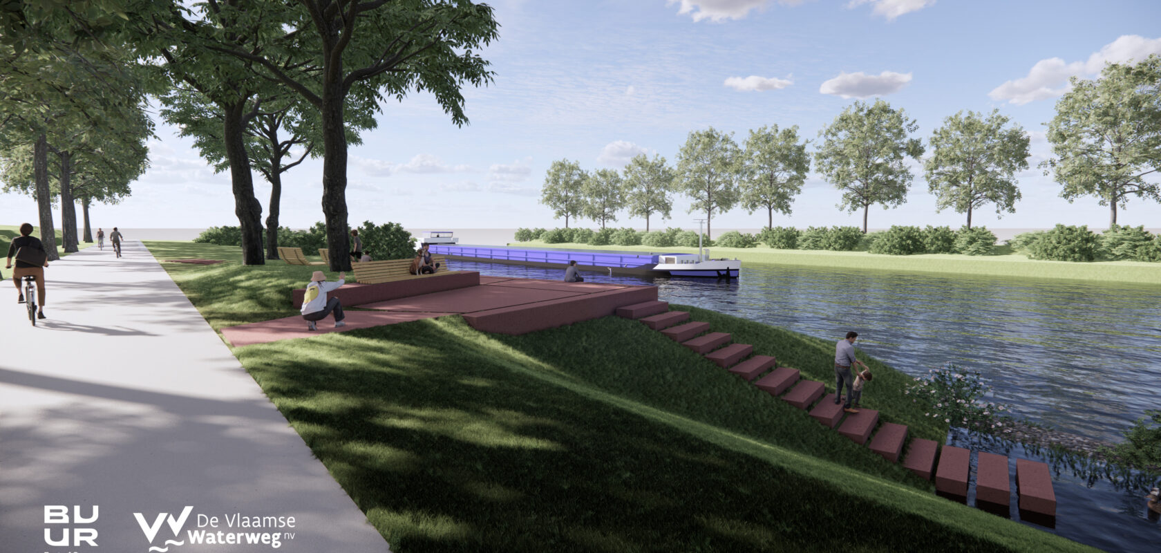 Genieten langs de Leie: recreatieve infrastructuur voor beleefpunten