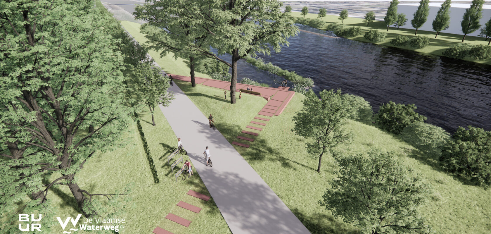 Genieten langs de Leie: recreatieve infrastructuur voor beleefpunten