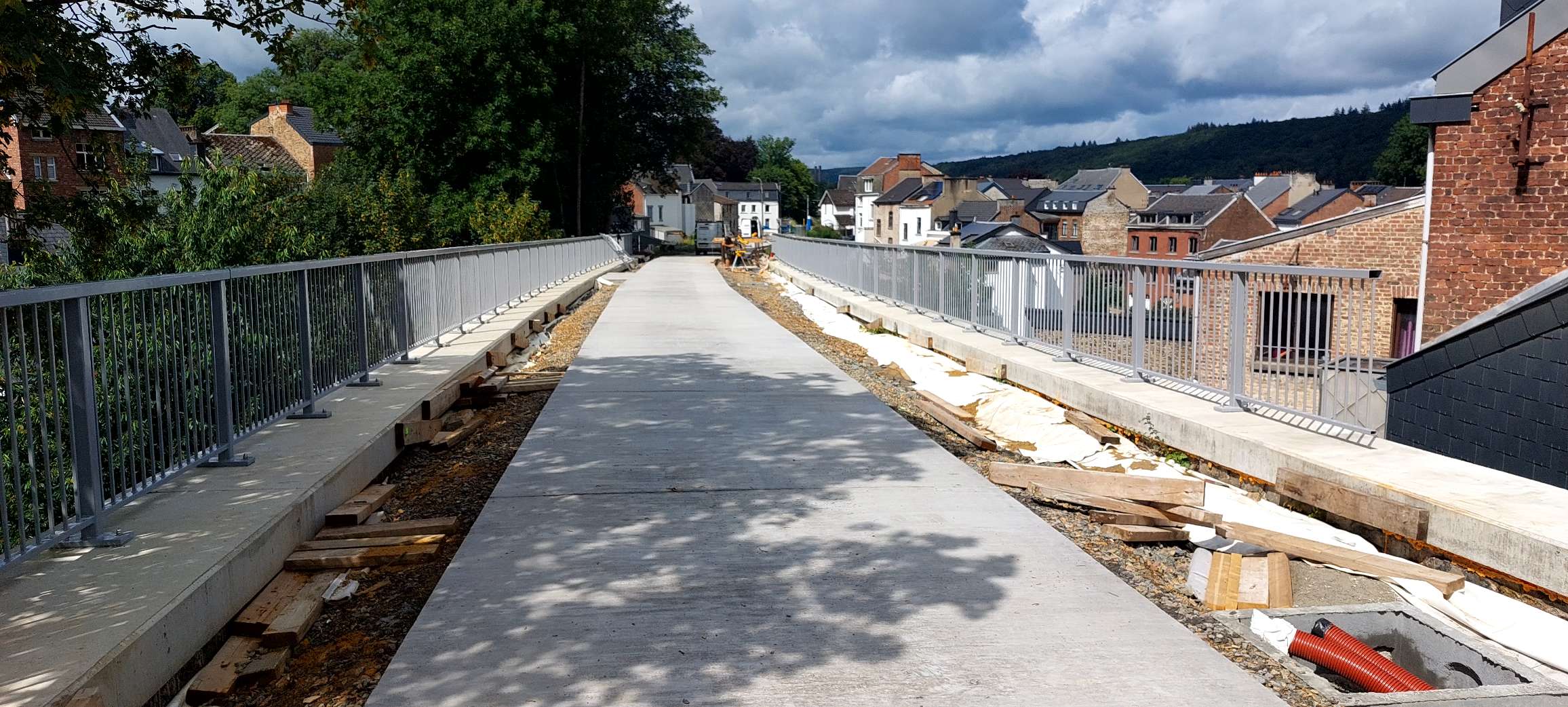 Le chantier du RAVeL, une infrastructure moderne qui favorise la mobilité, le bien-être et soutient l'économie locale de Spa.