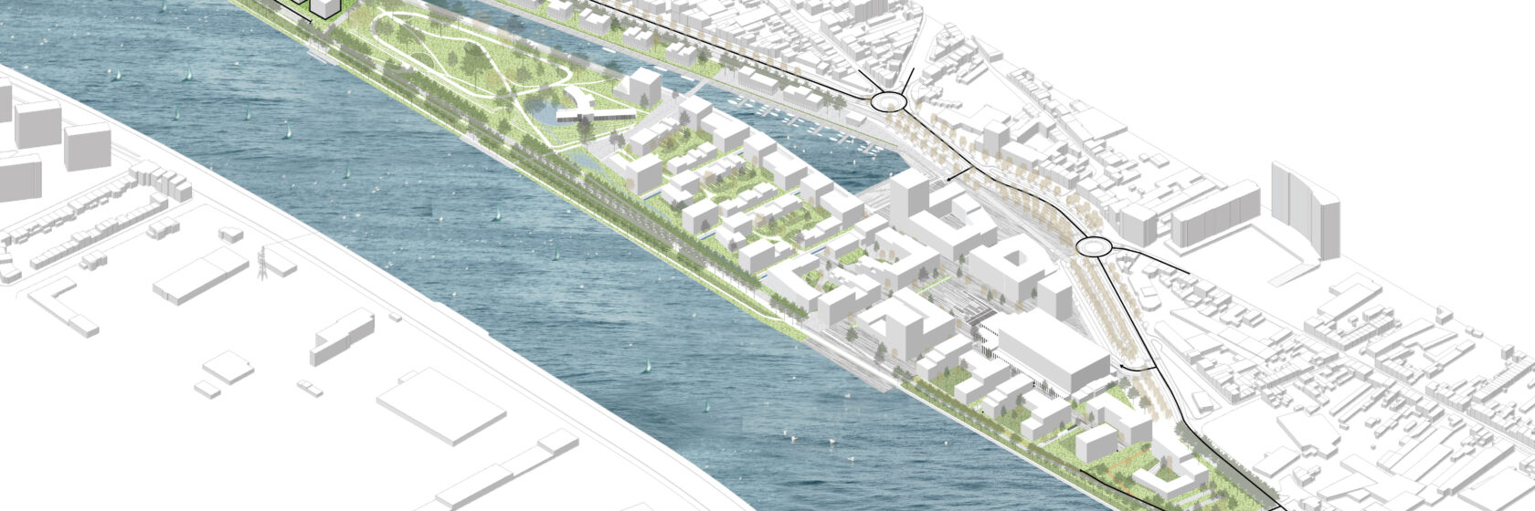 Tekening Masterplan Coronmeuse