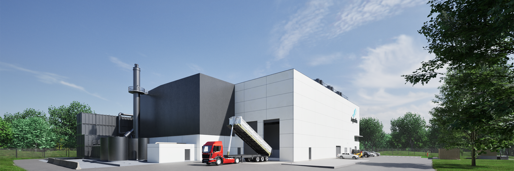 Aquafin is begonnen met de bouw van twee CO₂-neutrale slibdrogers in Beringen en Roeselare.