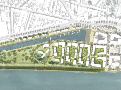 sketch of the masterplan of Coronmeuse