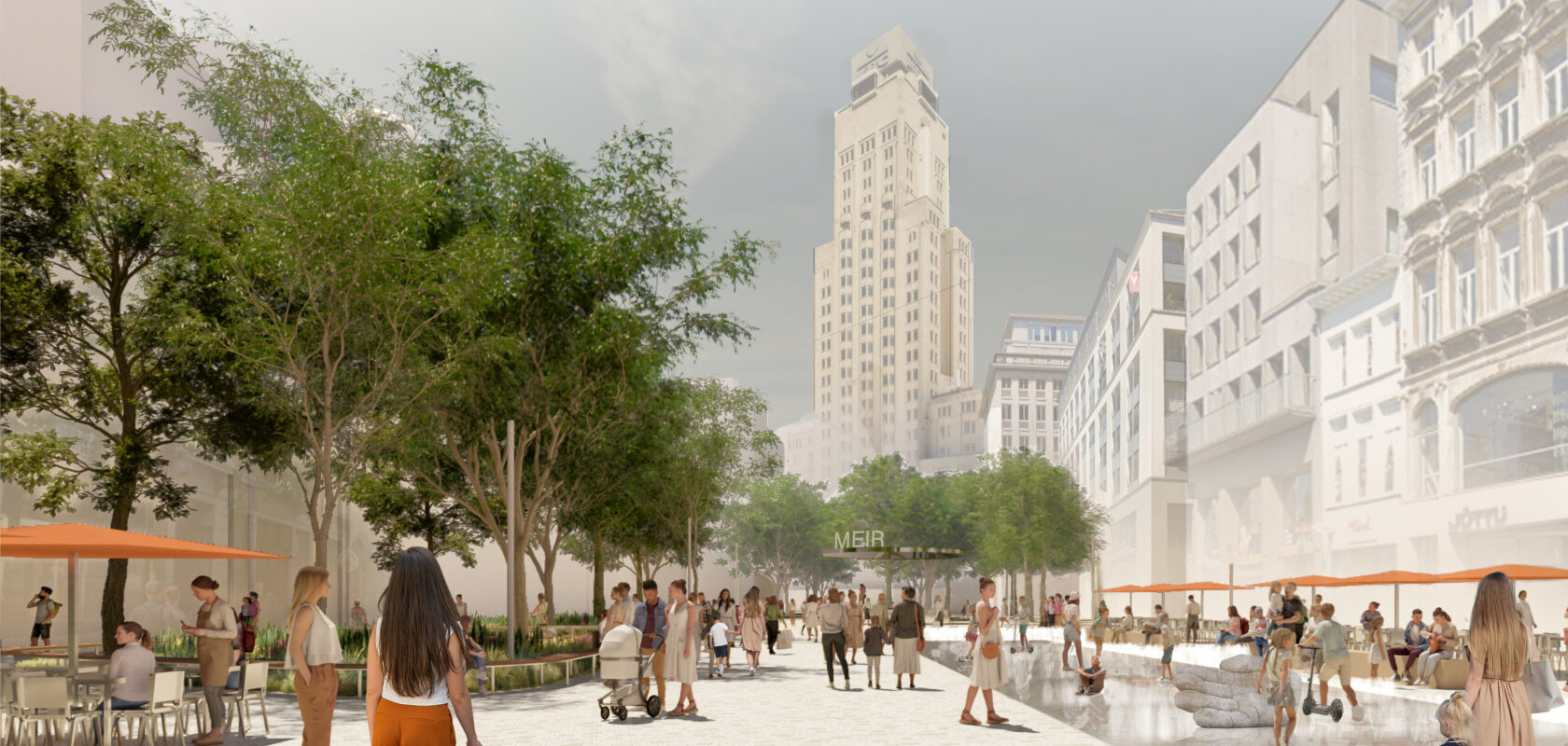 Ontwerpteam geeft de Meir een revolutionair nieuwe toekomst