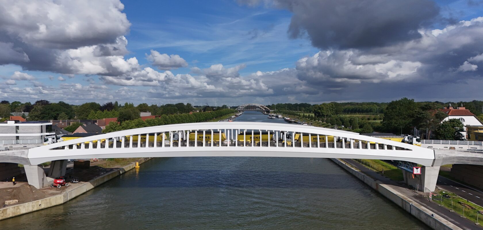 Wegbrug Wijnegem in polepositie voor BENELUX Steel Bridge award