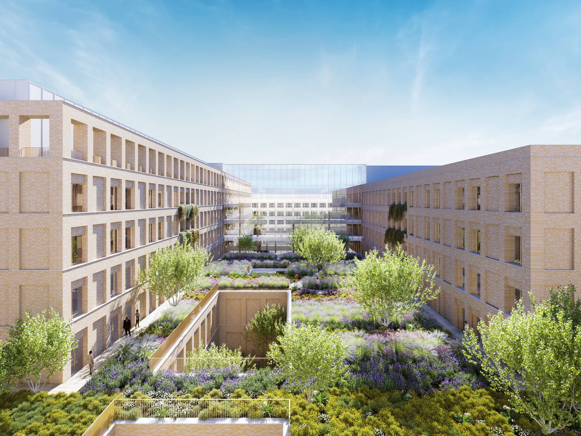 3D render of the future university hospital campus UZ Gent