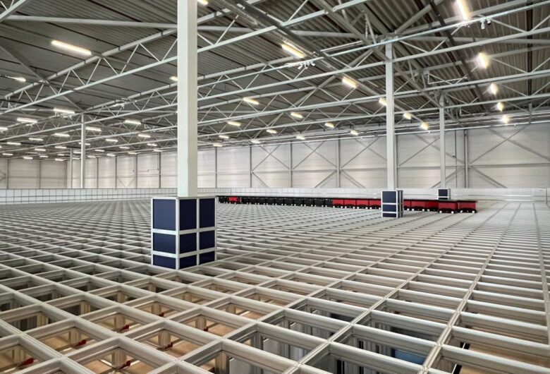 overzichtsbeeld van een autostore