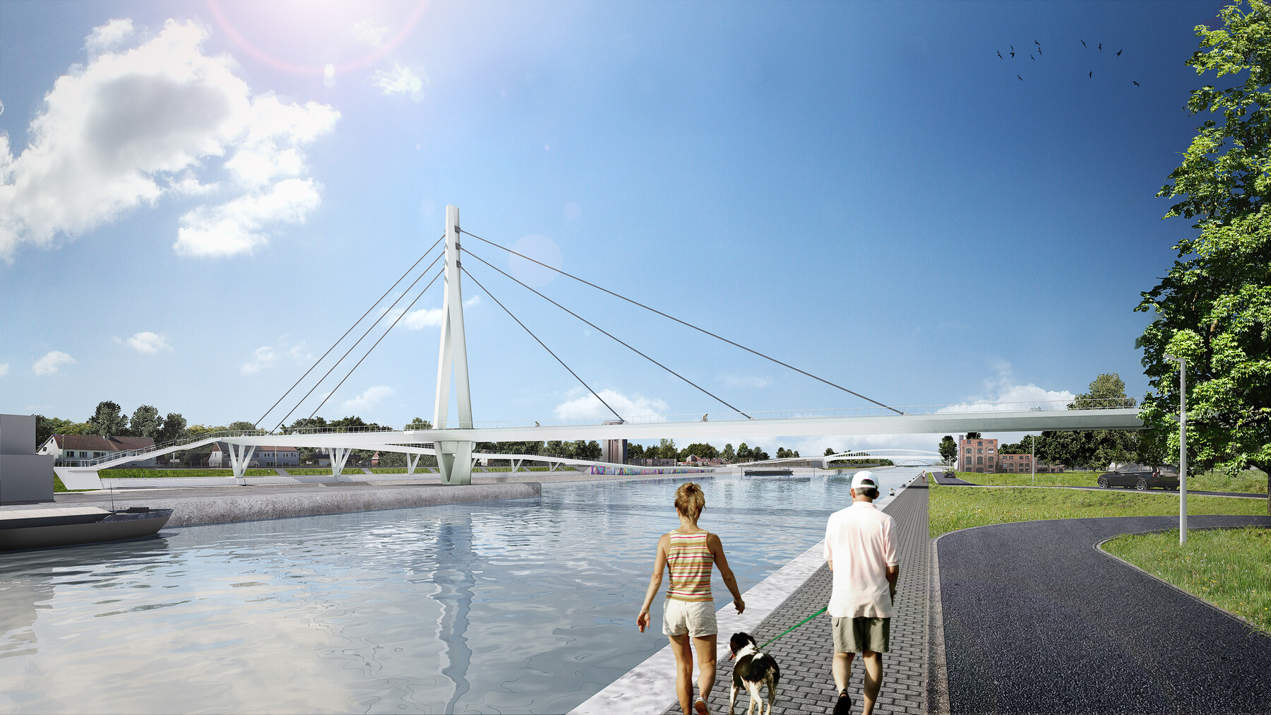 Wijnegem omarmt zijn nieuwe fietsverbinding over het Albertkanaal