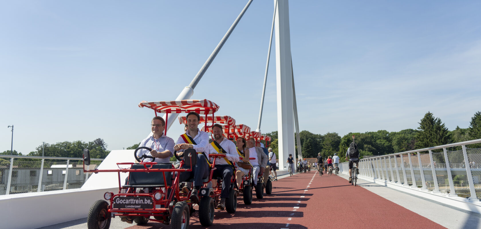 Wijnegem omarmt zijn nieuwe fietsverbinding over het Albertkanaal