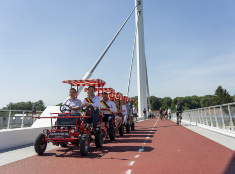 Wijnegem omarmt zijn nieuwe fietsverbinding over het Albertkanaal