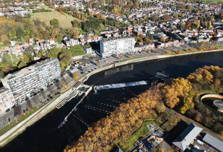 bovenaanzicht Ourthe-vallei