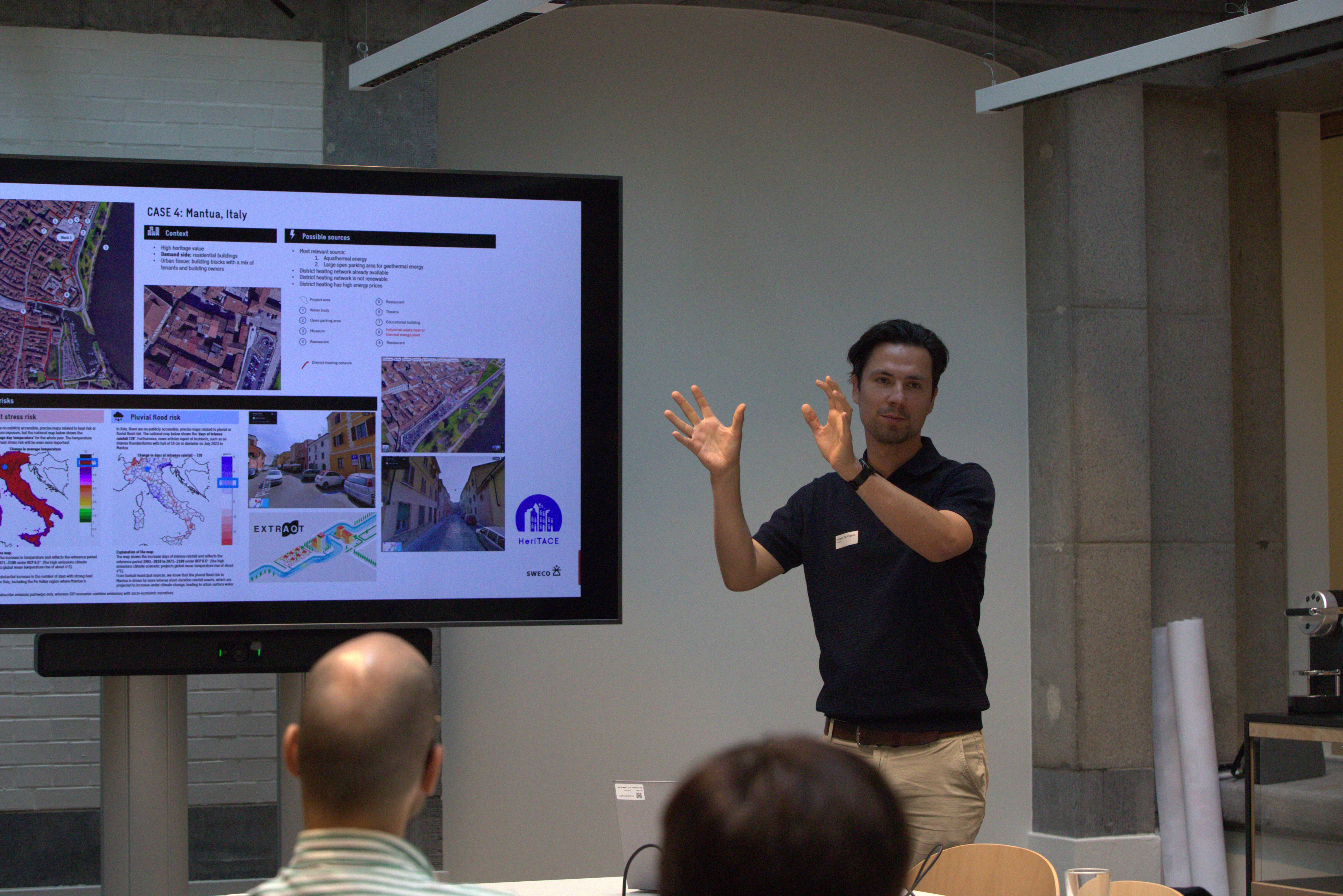 workshop: man die presenteert