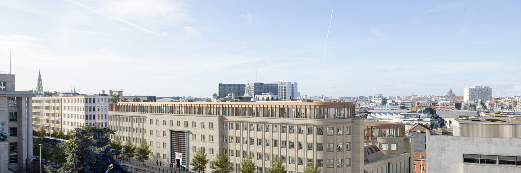 render van de nieuwe Drukkerij Nationale bank