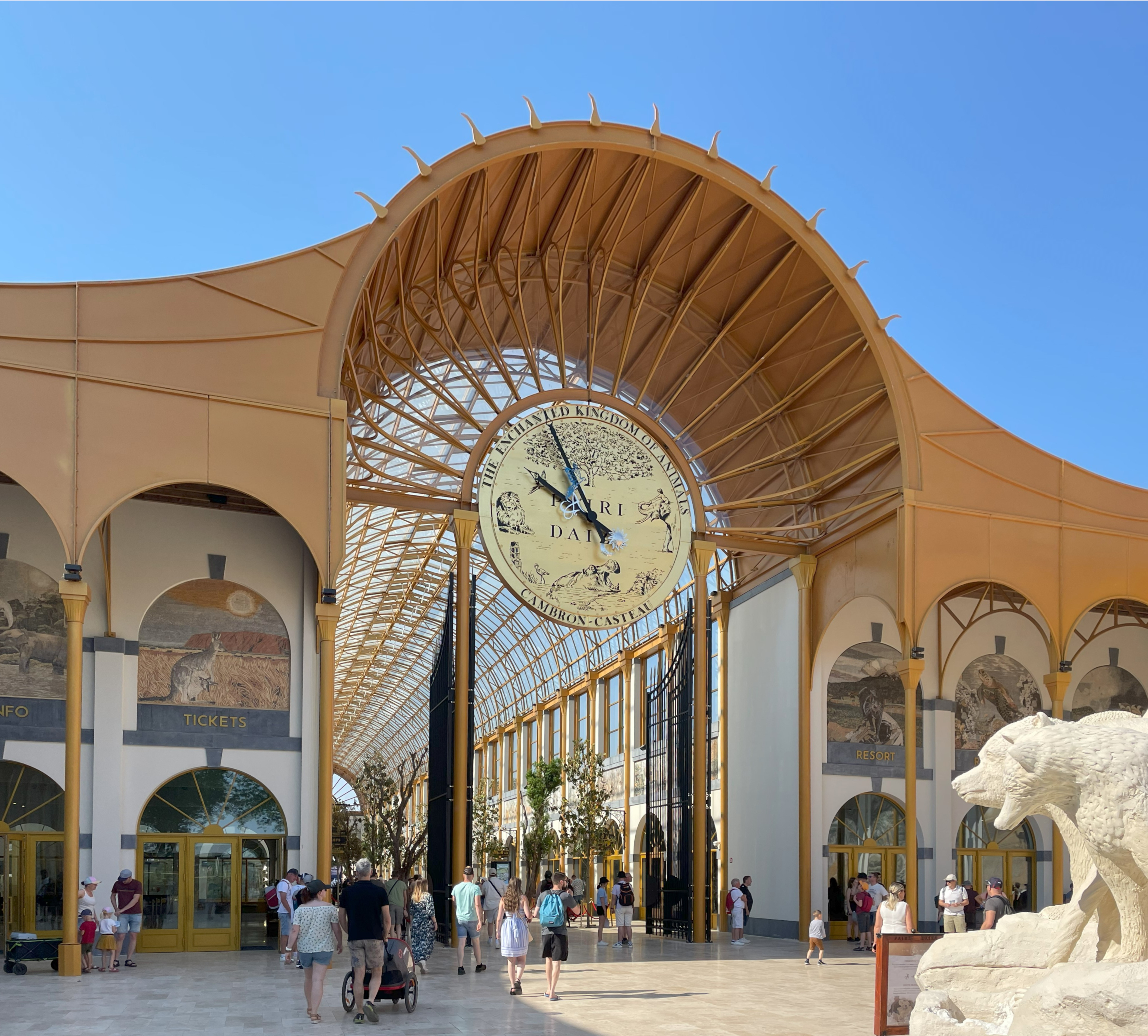 photo of the image of Pairi Daiza, showcasing the steel structure by Sweco