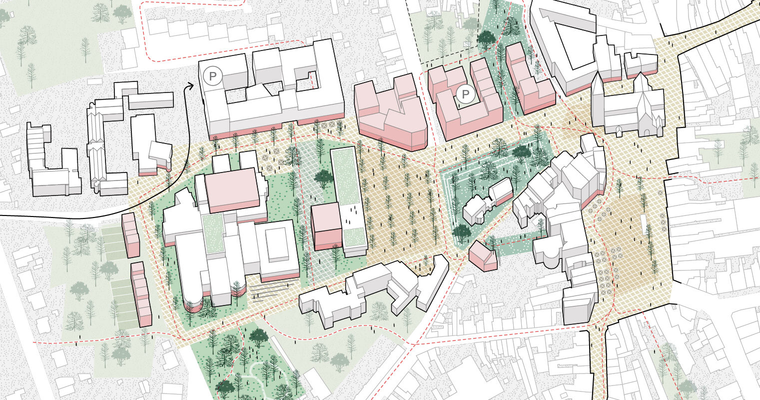 kaart van project Geel